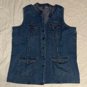 Zana Di Blue Denim Button Down Shirt